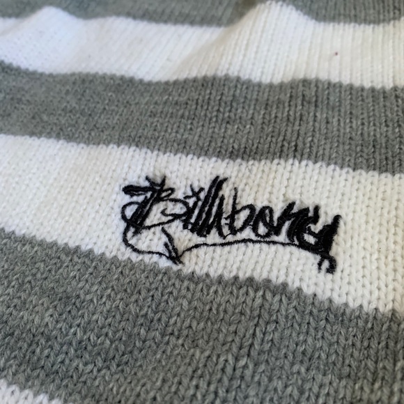 Gray & White Striped Sweater - Picture 5 of 5